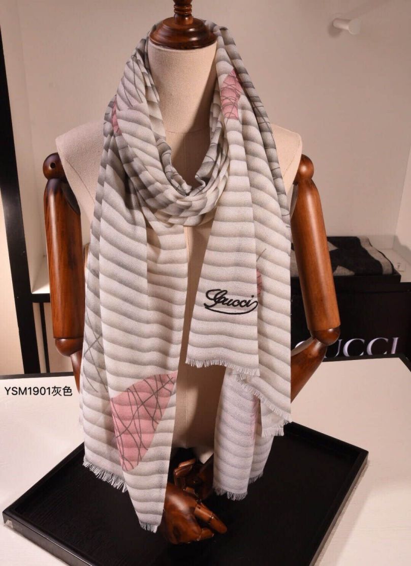 GG 2018 100% Cashmere Women Scarves