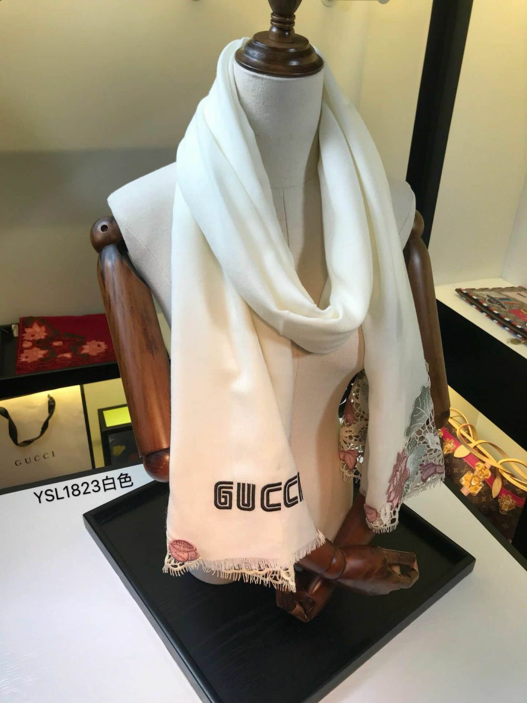 GG 2018 Cashmere Women Scarves