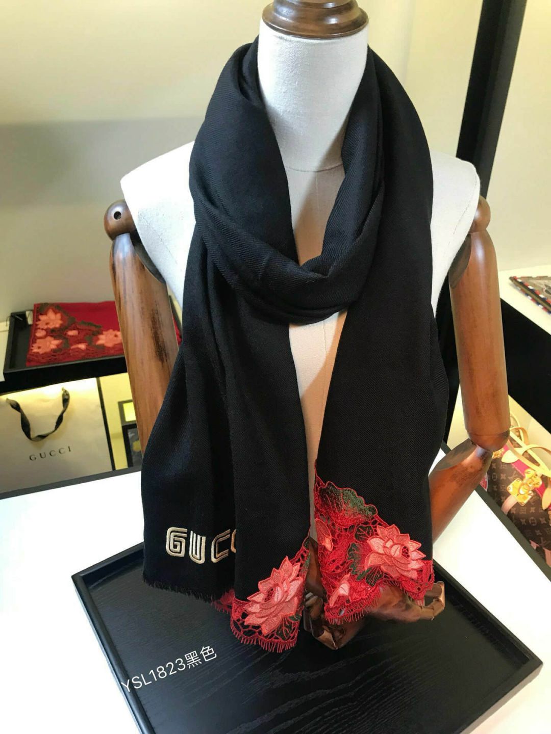 GG 2018 Cashmere Women Scarves