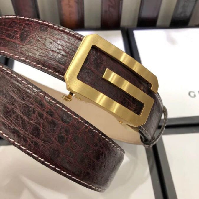 GG Leather 35mm Men Belts