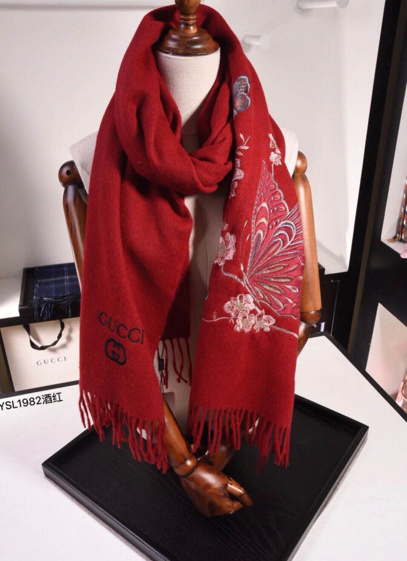 GG 2018 Cashmere Women Scarves