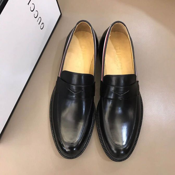 GG 2018 Men Leather Shoes