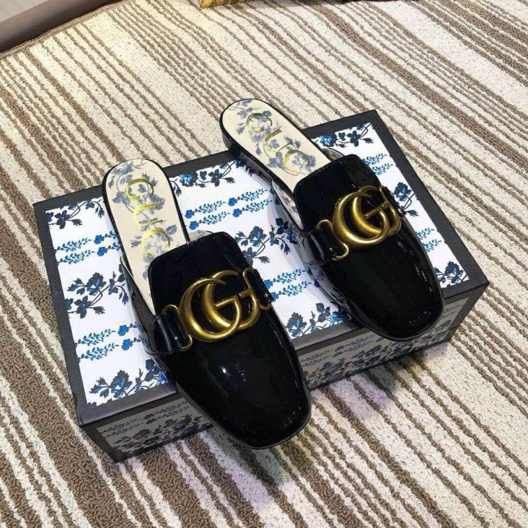 GG 2019SS Leather GG Women Slippers