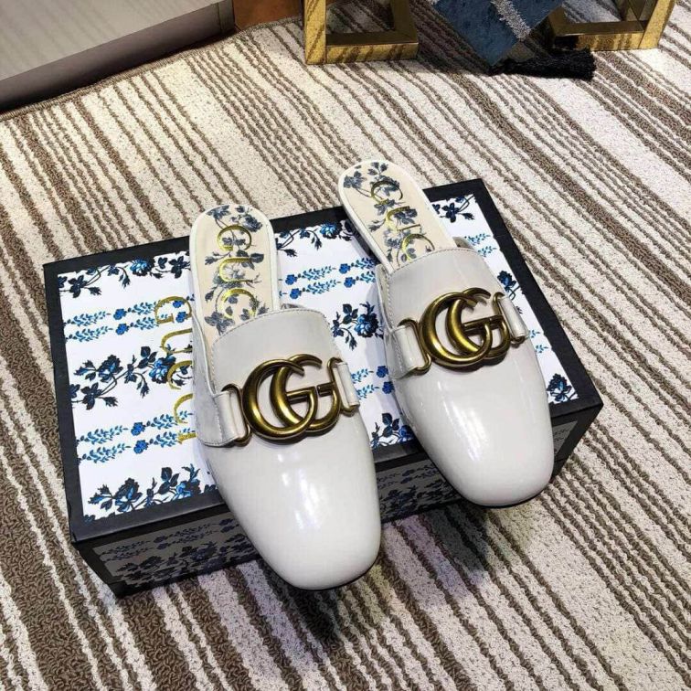 GG 2019SS Leather GG Women Slippers