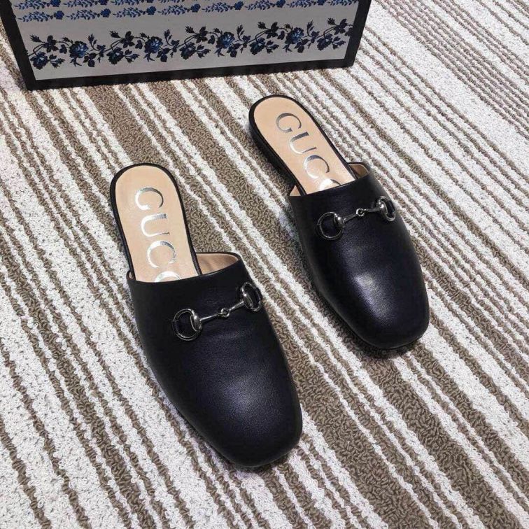 GG 2019SS Women Leather Slippers