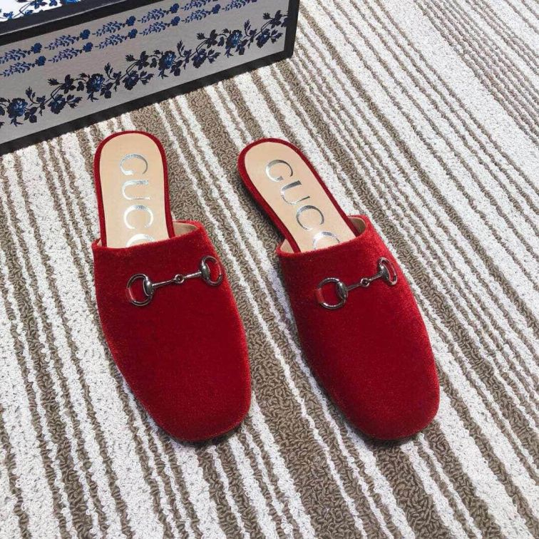 GG 2019SS Women Leather Slippers