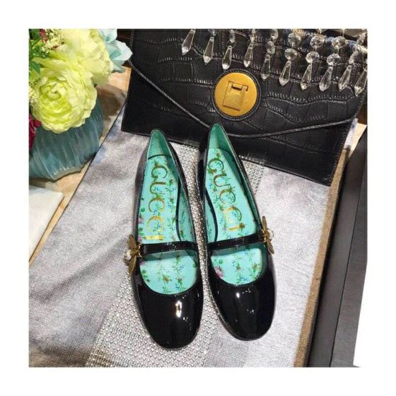 GG 2018SS Leather 1.5CM Women Shoes