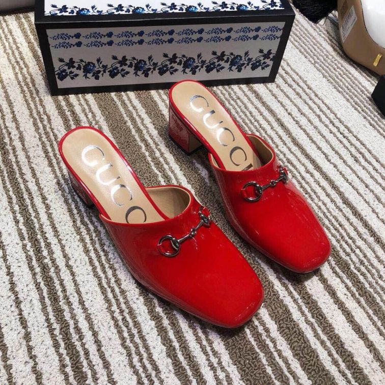 GG 2019SS Soft Leather High Women Shoes