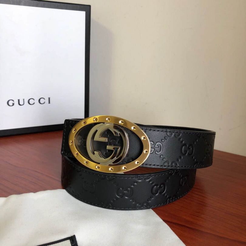 GG Leather GG 35mm Men Belts