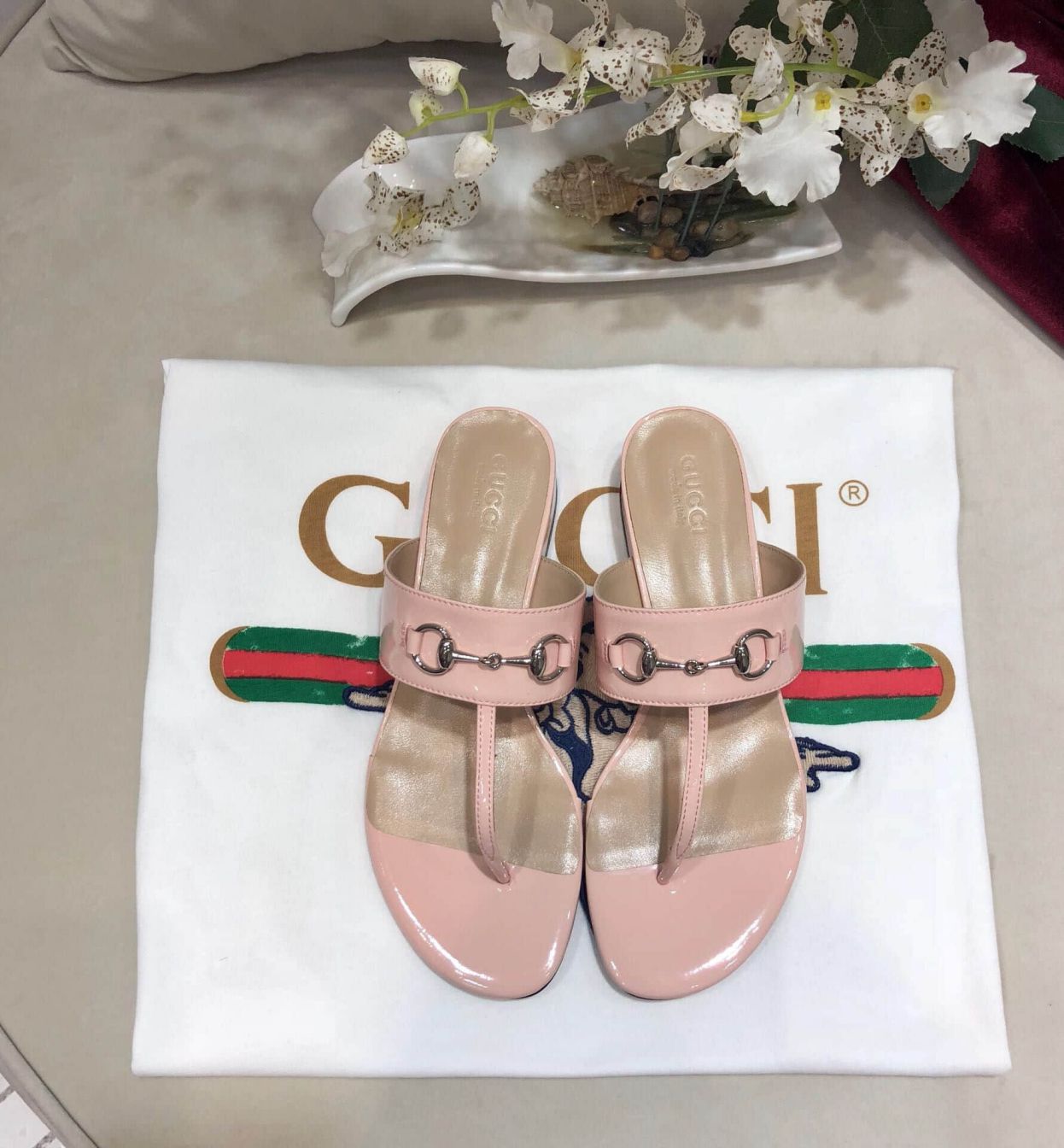 GG Soft Women Leather Sandals