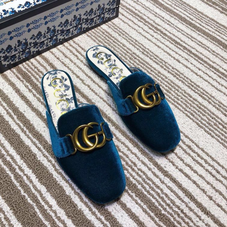 GG 2019SS Leather GG Women Slippers