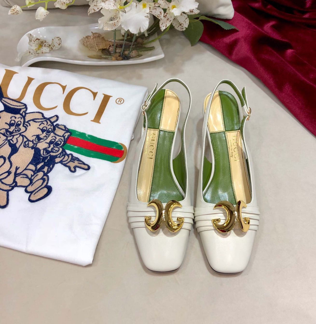 GG 2019SS 5.5cm High Women Shoes