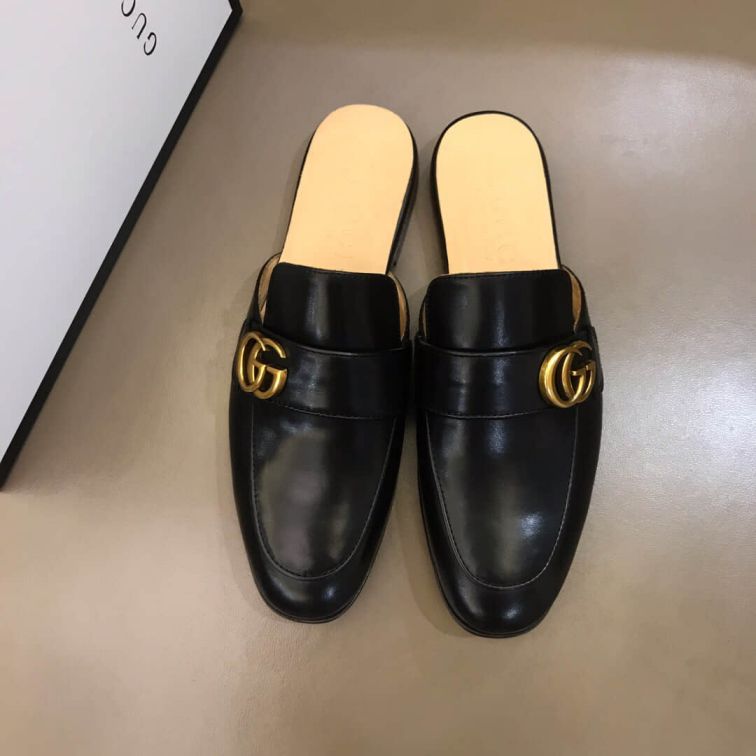 GG Men Leather Shoes