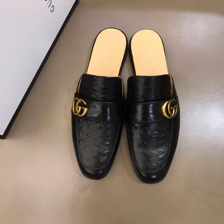 GG Men Leather Shoes