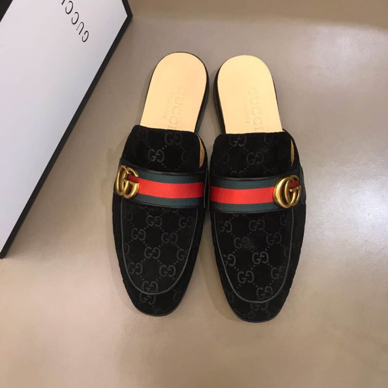 GG Men Leather Shoes