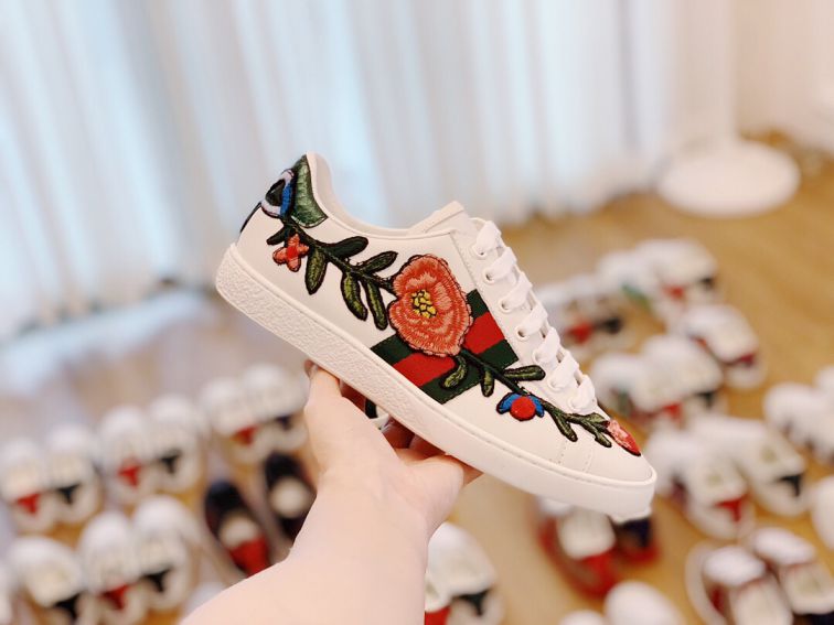 GG Ace Embroidery Unisex Sneakers