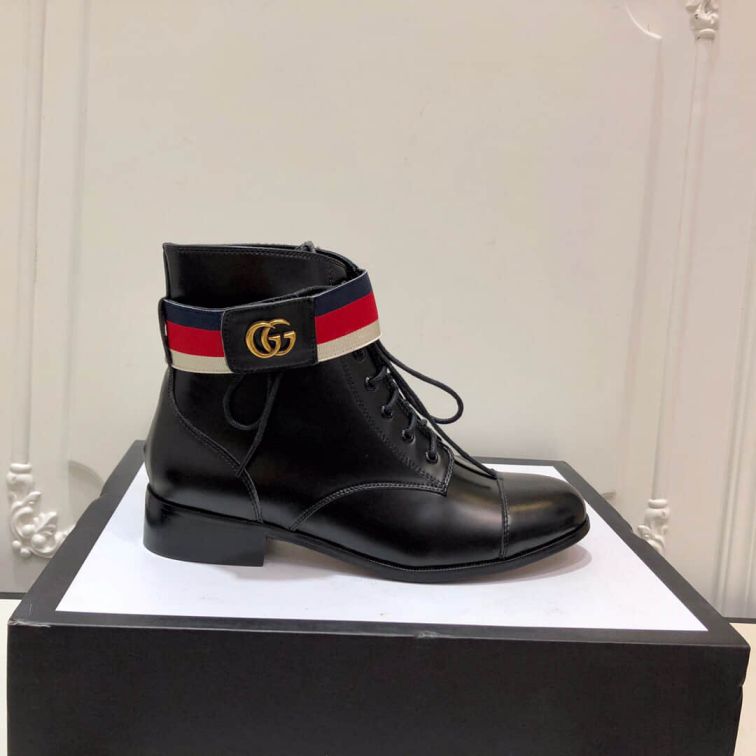 GG 2019 Leather Soft Women Leather Shoes