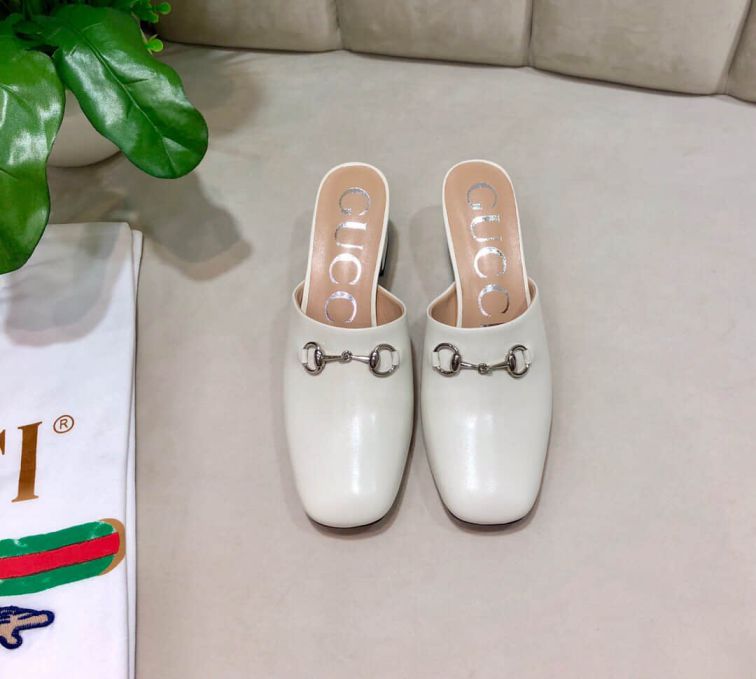 GG 2019SS Soft Leather High Women Shoes