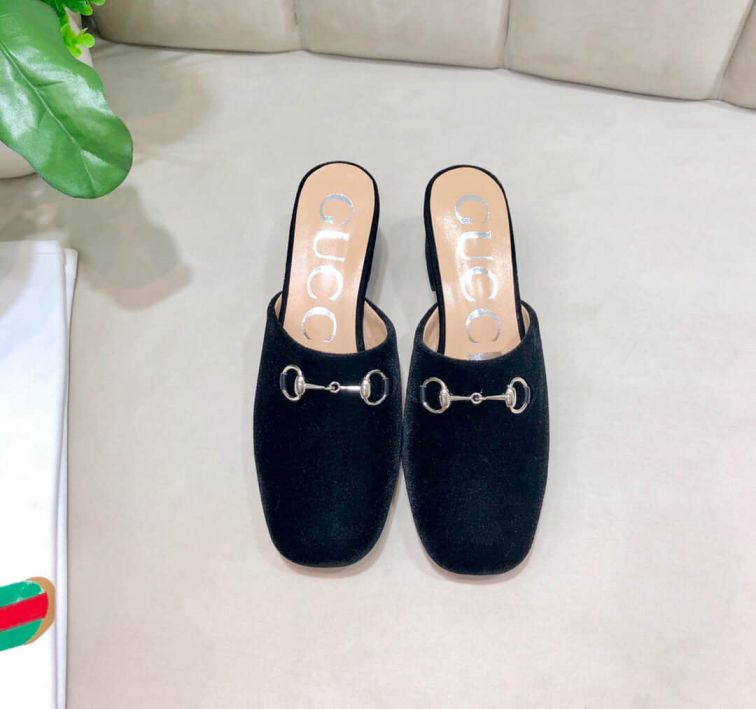 GG 2019SS Soft Leather High Women Shoes