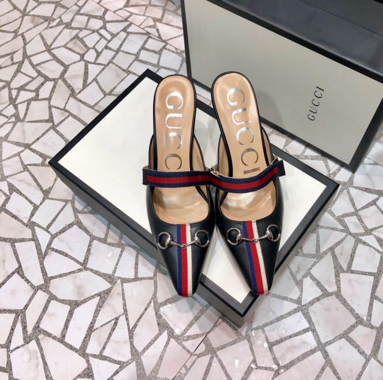 GG 2019SS Soft Leather High Women Shoes