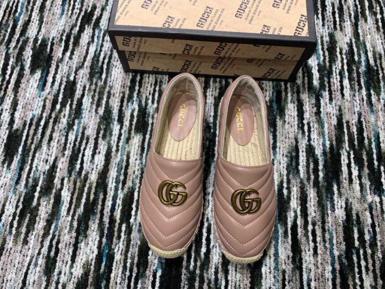 GG 19ss Classic GG logo Women Leather Shoes