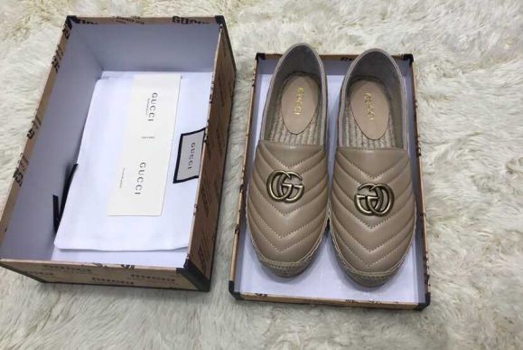 GG 19ss Classic GG logo Women Leather Shoes