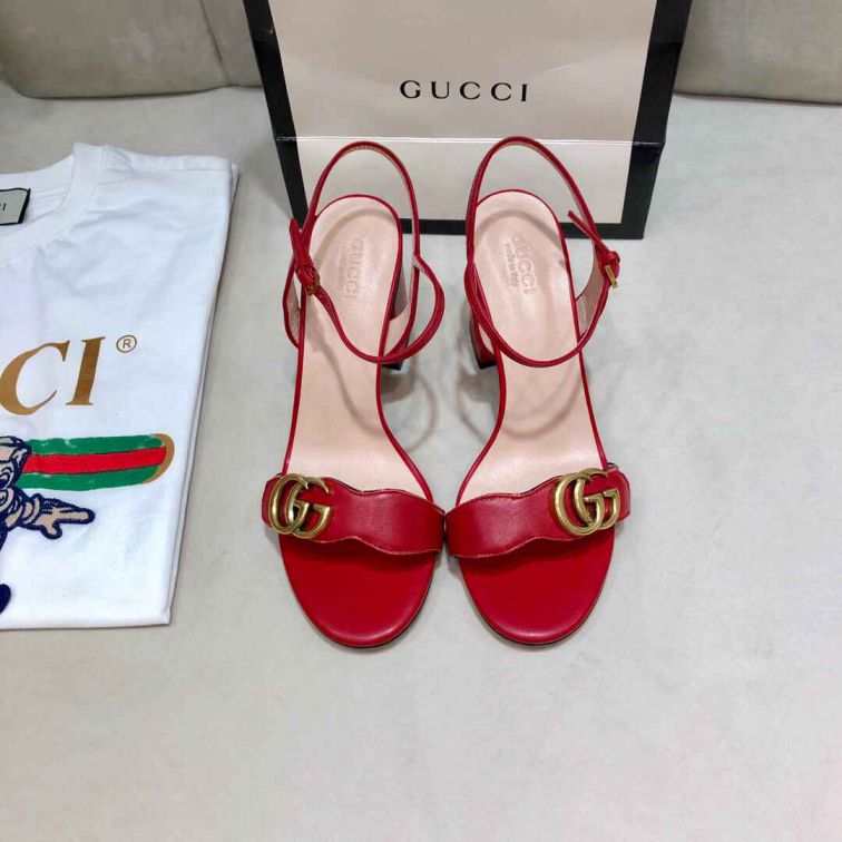 GG 2019SS Women Leather Sandals