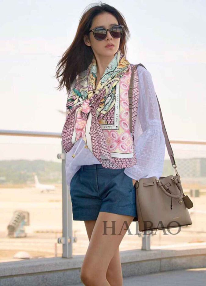 GG 100% Cashmere Women Scarves