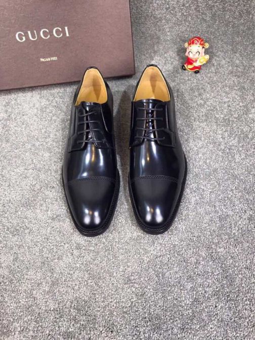 GG Men Leather Shoes