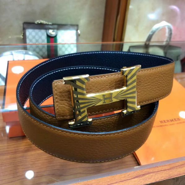 Hermes Reversible Leather Men Belts