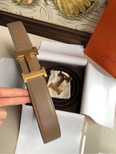 Hermes Reversible H Logo Men Belts