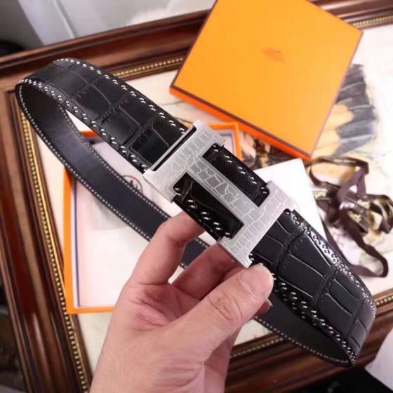 Hermes Leather 2018SS Men Belts