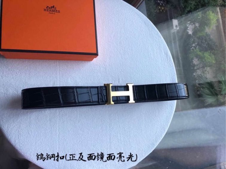 Hermes Leather 38mm Men Belts