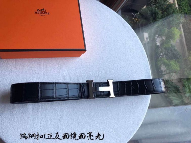 Hermes Leather 38mm Men Belts