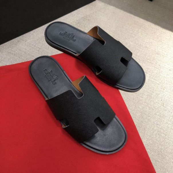 Hermes Leather 18SS Men Slippers