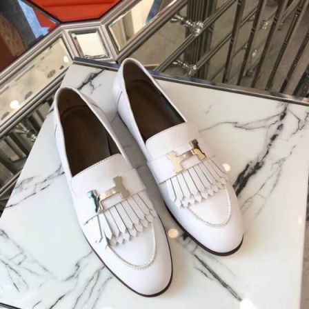 Hermes 2018 H tassel Women Shoes