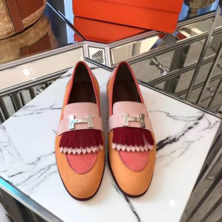 Hermes 2018 H tassel Women Shoes