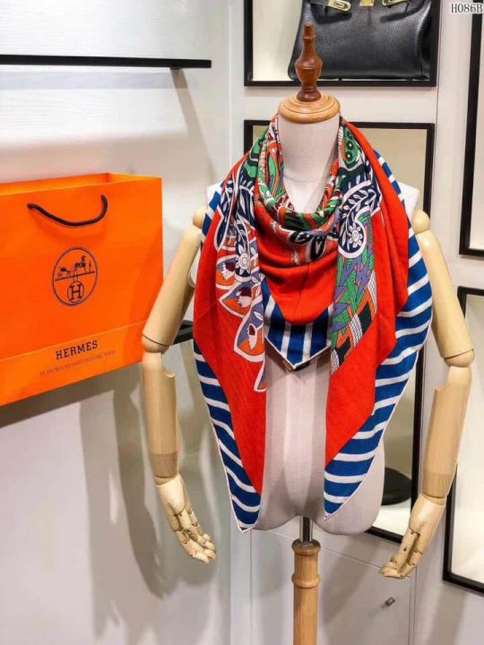 Hermes 2018 Annie Faivre Women Scarves