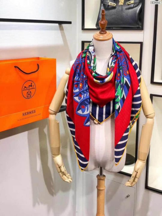 Hermes 2018 Annie Faivre Women Scarves