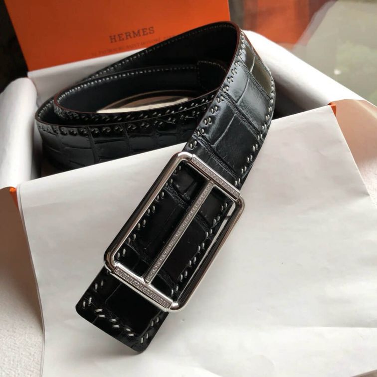 Hermes Leather 38mm Men Belts