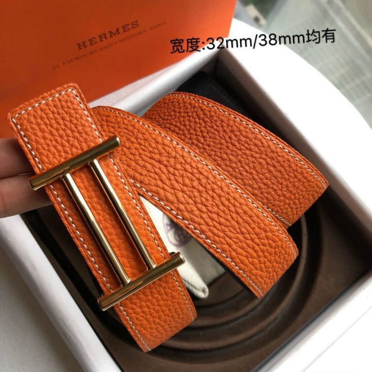 Hermes Reversible 32mm 38mm Men Belts