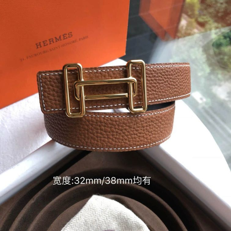 Hermes Reversible 32mm 38mm Men Belts