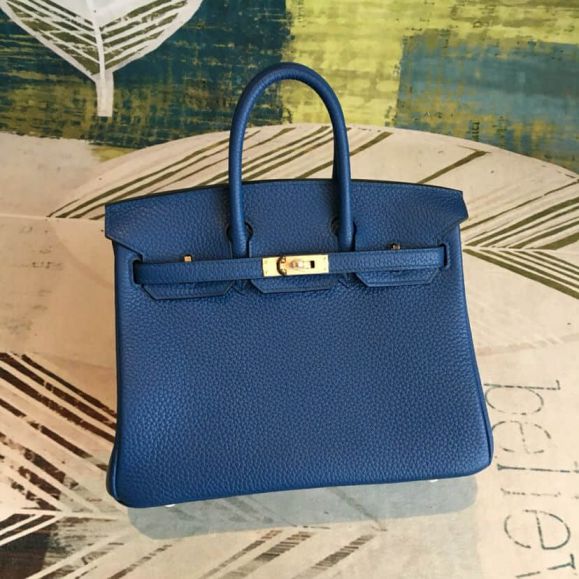 Hermes Birkin 25cm togo Leather Women Tote Bags