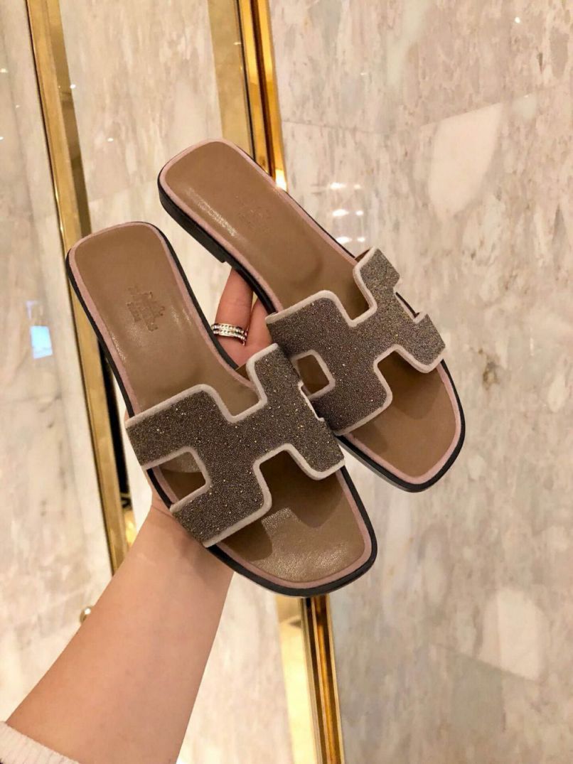 Hermes 2018 Women Slippers