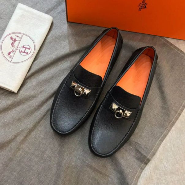 Hermes Leather Men Shoes