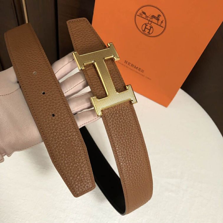 Hermes Reversible Leather 38mm Men Belts