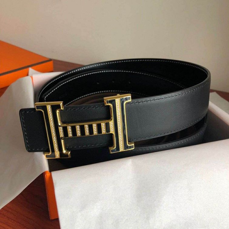 Hermes Leather 38mm Men Belts