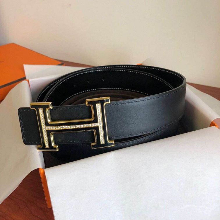 Hermes Leather 38mm Men Belts