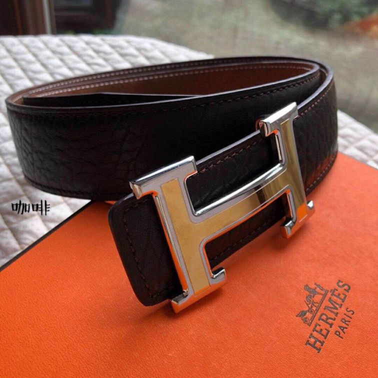 Hermes Leather 38mm Men Belts