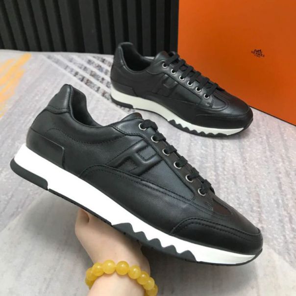 Hermes Leather Men Casual Shoes